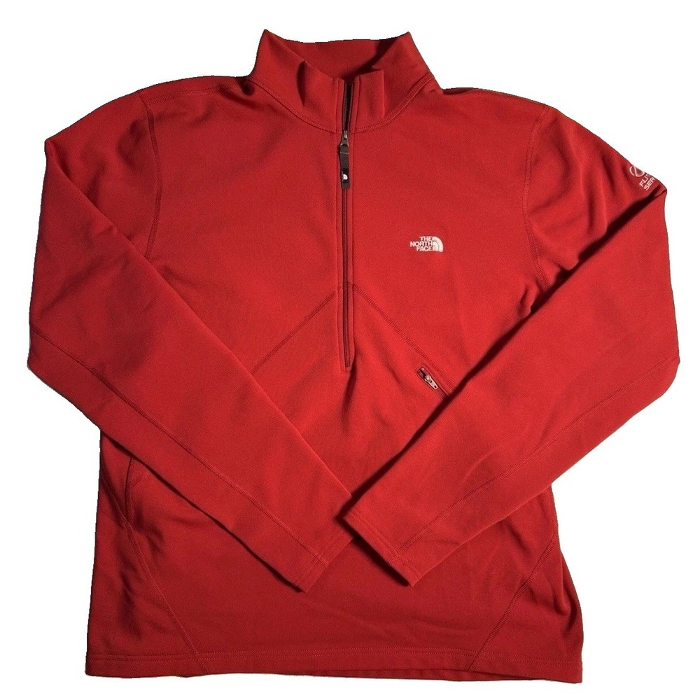 The North Face Pullover Mens Size XL Red 1/4 Zip Flight Series Pullover Gorpcore